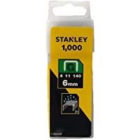 Los mejores  - Stanley Grapa Tipo G (4-11-140) 6mm-1000 u. 1-TRA704T- Amarillo